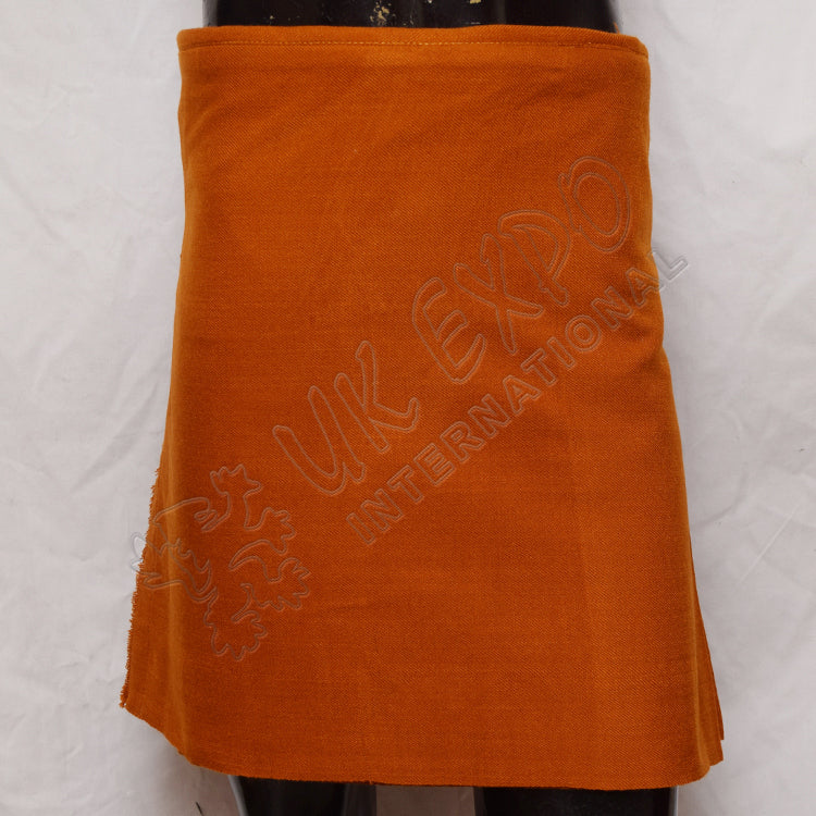 Scottish Saffron Gold Tartan Kilt