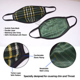 Dark Irish Tartan Scottish Style Mask