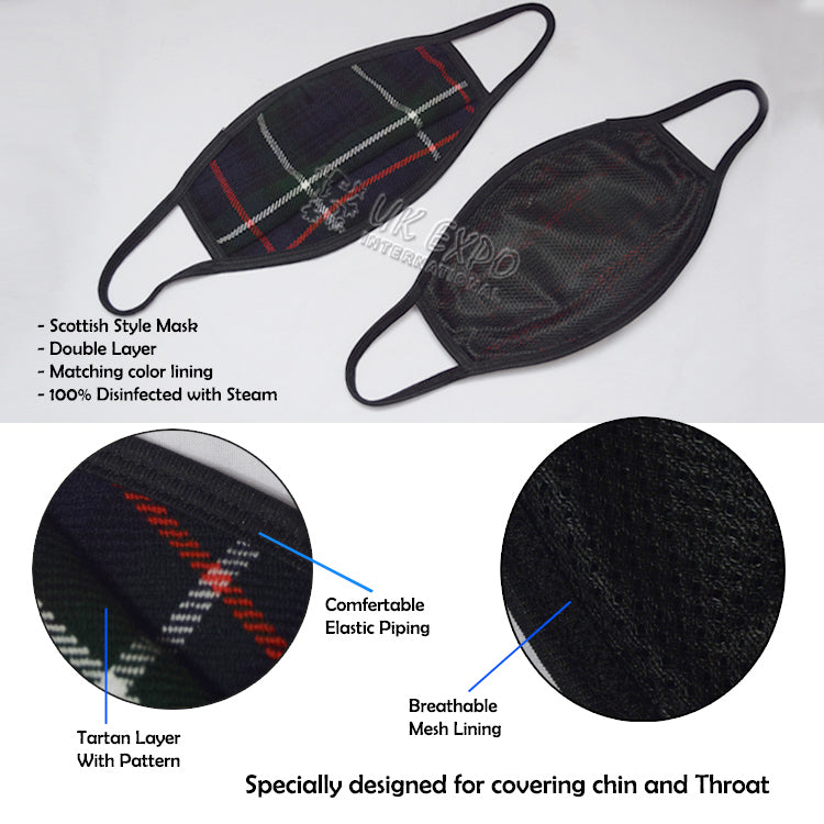 Mackenzie Tartan Scottish Style Mask