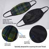 Flower of Scotland Tartan Scottish Style Mask