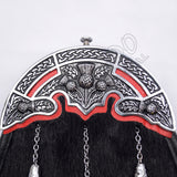 Flower Cantle Horse Hair Tassel Full Dress Sporran
