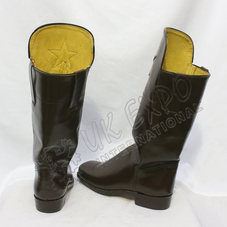 Start Brown Horse Riding Civil War Boot