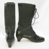 Ladies Mid Calf Lace Up Civil War Boots