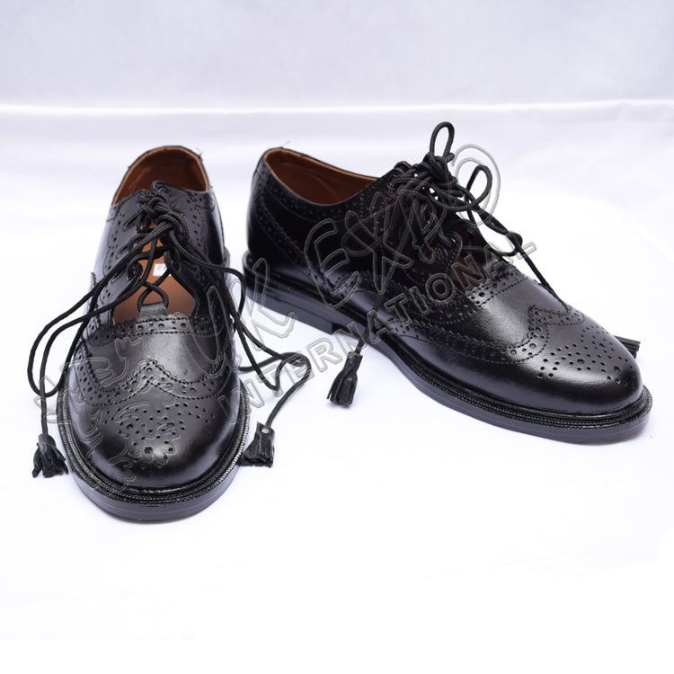 Ghillie Brogues PVC Upper Dull Finish With Rubber Sole Shoes