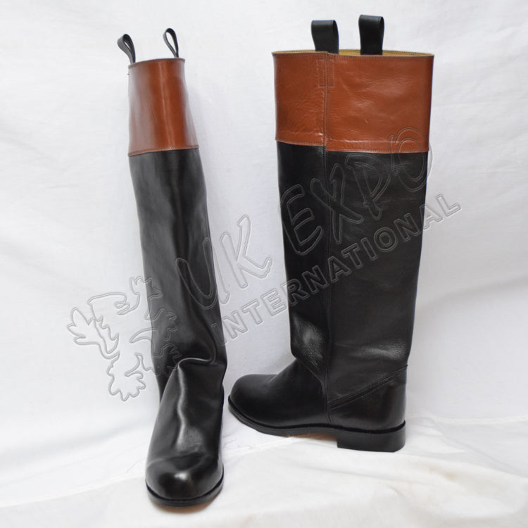 18th Century Long Cuffed Riding Boots