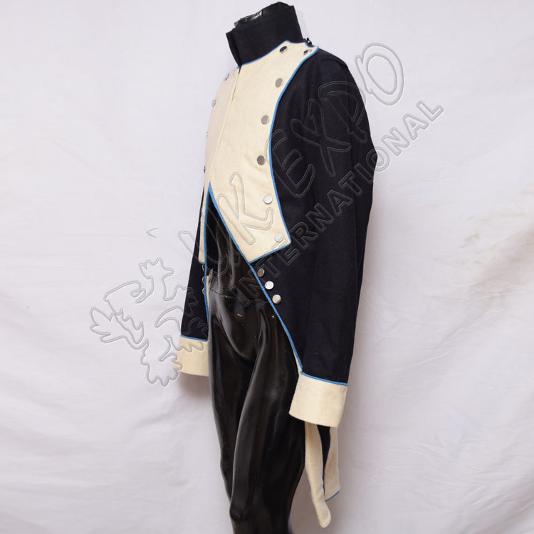 French Spanish Dark Blue Coat