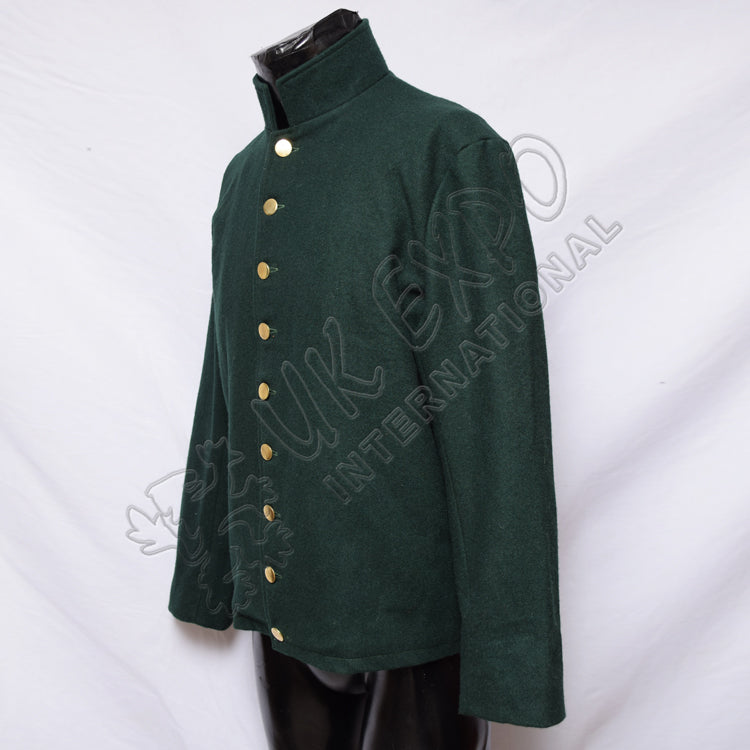 US CS Civil War Dark Green Shell Jacket