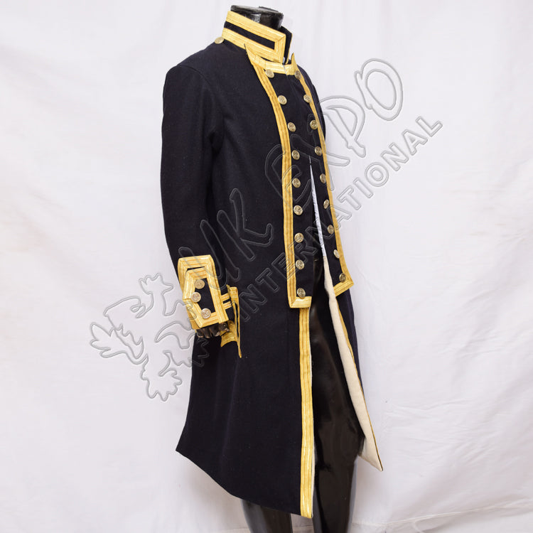 Vice Admiral Nelson Dark Blue Gold Braid Military Officer Uniform Coat