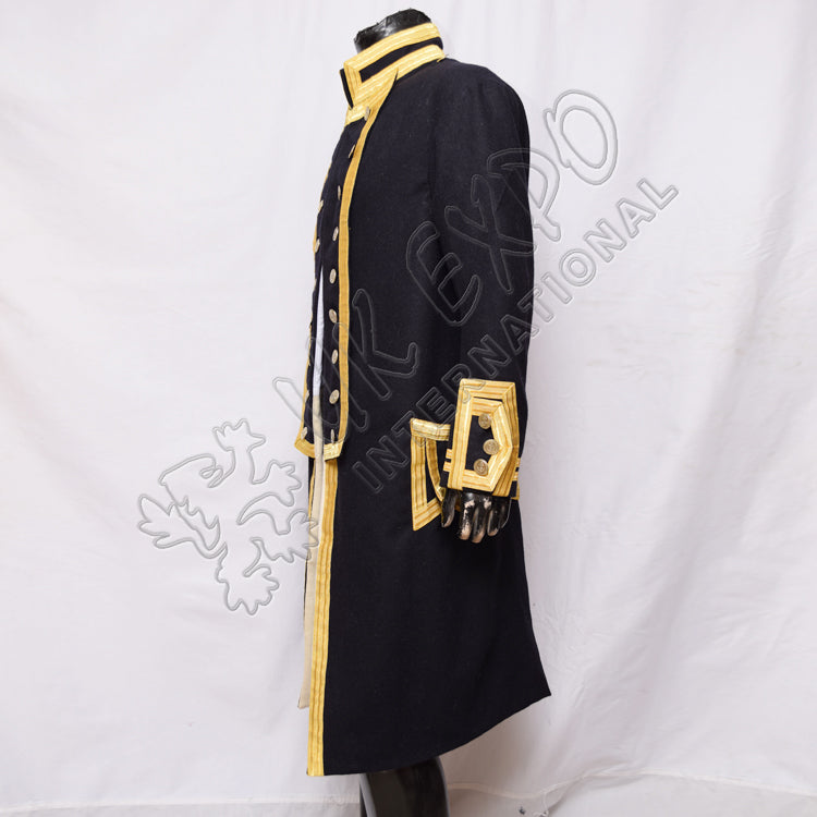 Vice Admiral Nelson Dark Blue Gold Braid Military Officer Uniform Coat