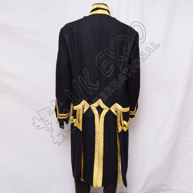 Vice Admiral Nelson Dark Blue Gold Braid Military Officer Uniform Coat
