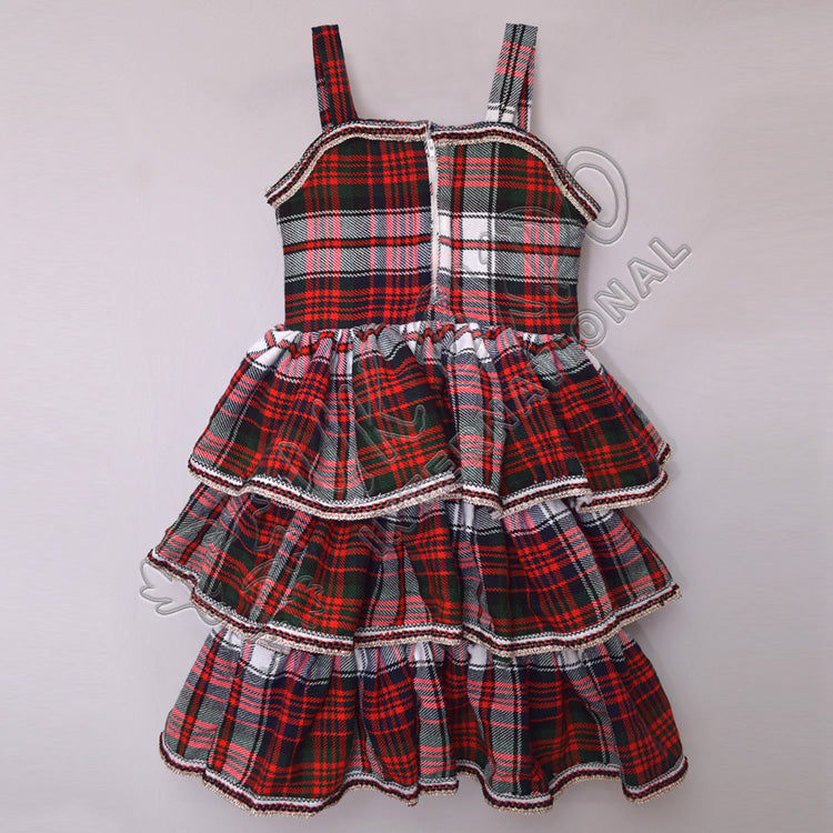 Girls MacDonald Tartan Sleeveless Skirt Dress