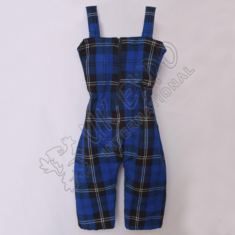 Royal Ramsay Blue Tartan Kids Romper