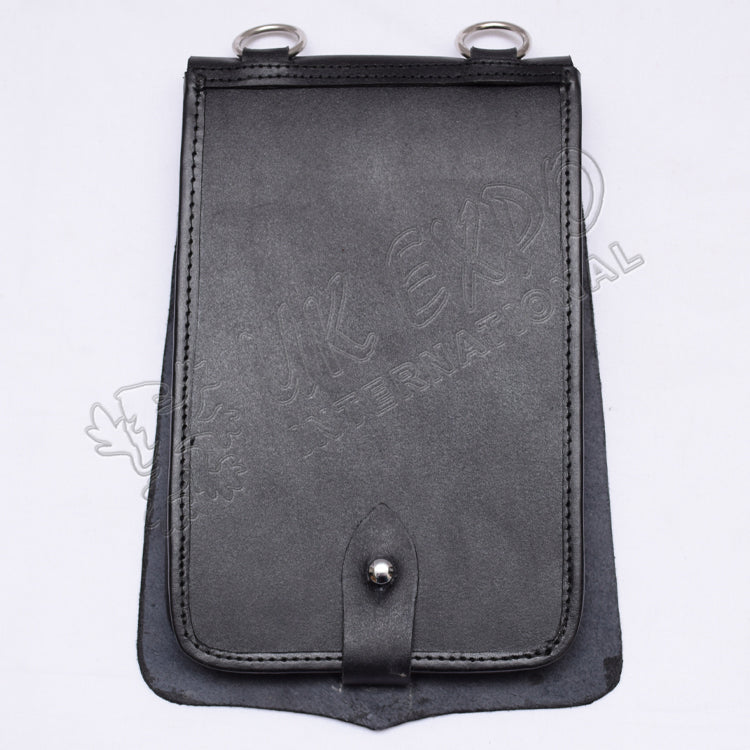 Medieval Black Leather Pouch