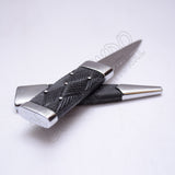 Scottish Blackwood Molded Handle Sgian Dubh