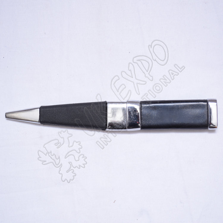 Scottish Blackwood Molded Handle Sgian Dubh