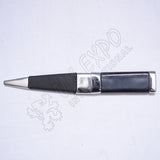 Scottish Blackwood Molded Handle Sgian Dubh