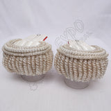 Silver Red Braid Epaulettes Pair Silver Bullion Fringe Military Shoulder Boards