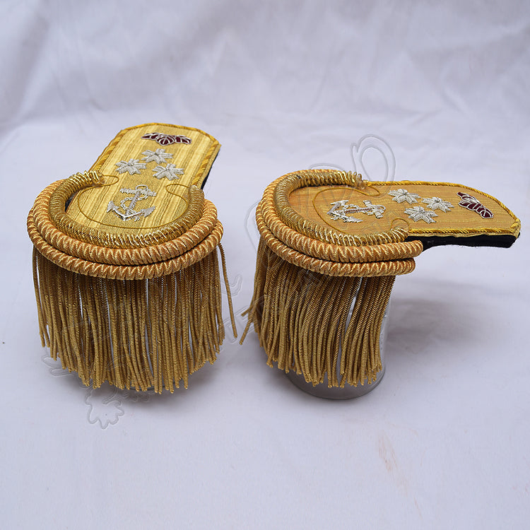 Gold Bullion Pair with Star Rank Epaulettes