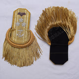 Gold Bullion Pair with Star Rank Epaulettes