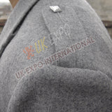 Simple Gray Argyle Jacket