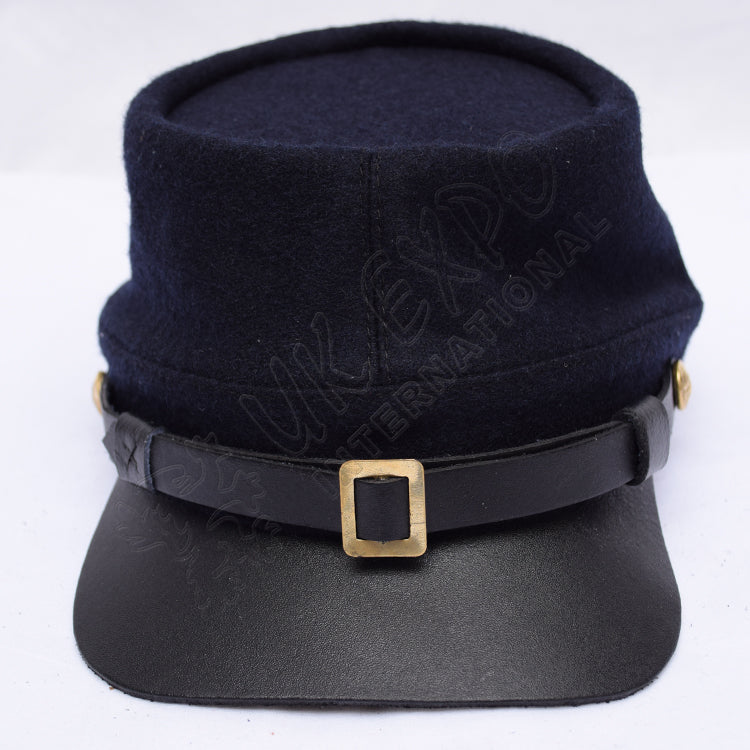 Civil War Confederate Blue Union Wool Kepi