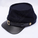 Civil War Confederate Blue Union Wool Kepi