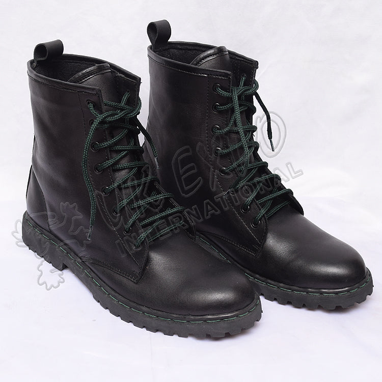 Russian Military Black Leather Boots