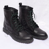 Russian Military Black Leather Boots