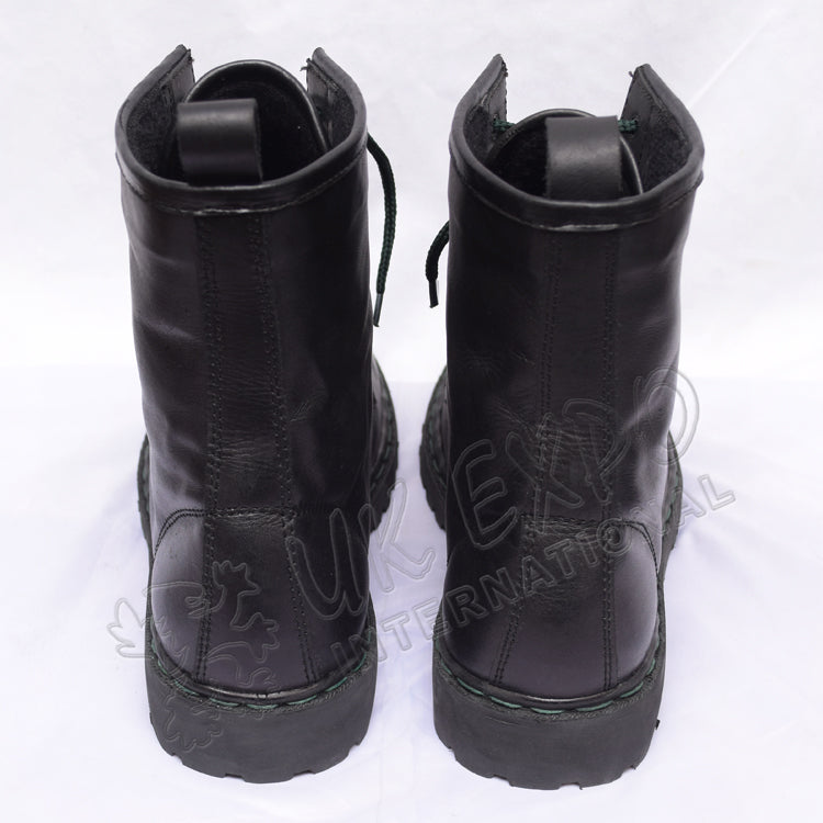 Russian Military Black Leather Boots