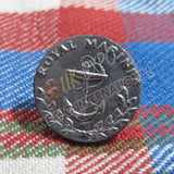 Royal Marine Anchor Pewter 18mm 22mm Die Struck Uniform Button