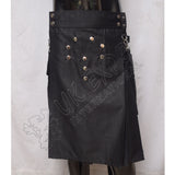 Modernized Black Utility Kilt