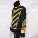 Black Wool Jimi Hendrix Military Jacket
