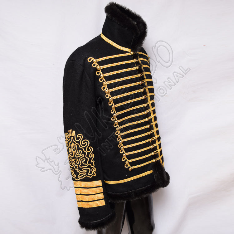 Black Wool Jimi Hendrix Military Jacket