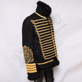 Black Wool Jimi Hendrix Military Jacket