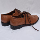 Genuine Brown Leather Authentic Ghillie Shoes
