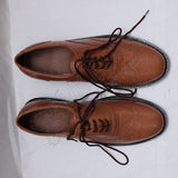 Genuine Brown Leather Authentic Ghillie Shoes