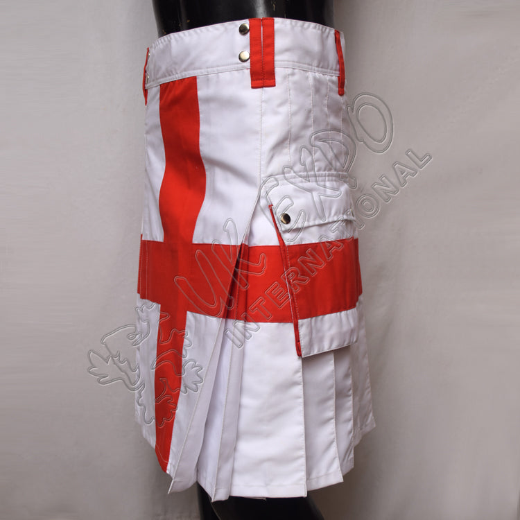 New St George’s Cross English Flag Utility Kilt