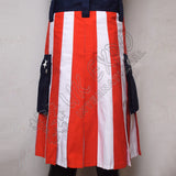 American Flag Cotton Utility Kilt