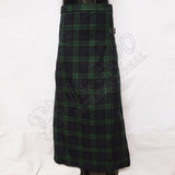 Black Watch Tartan Fashion Long Kilt