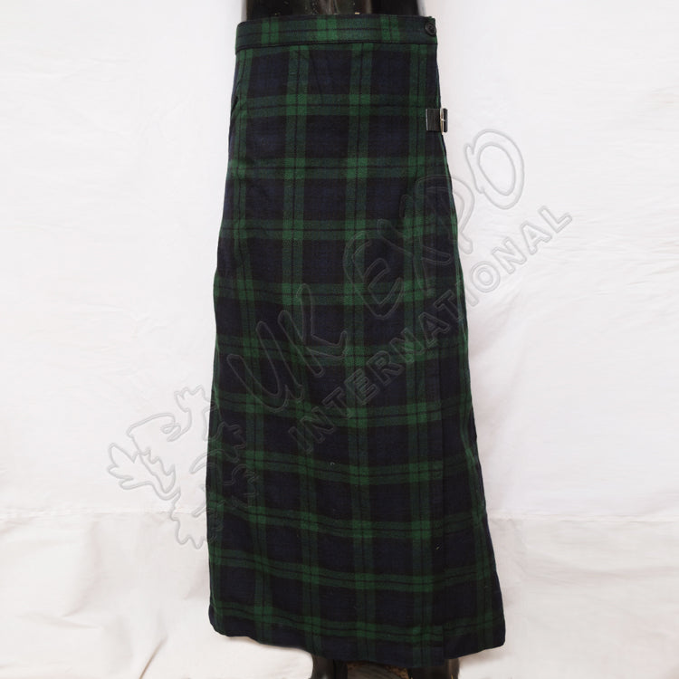 Black Watch Tartan Fashion Long Kilt