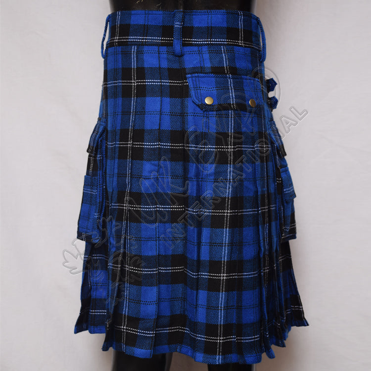 Royal Ramsay Blue Tartan Utility Kilt