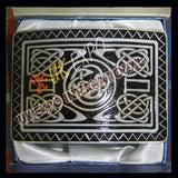 Antique Celtic Black Color Filled With Dull Finish Buckle