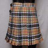 Camel Thompson Women Mini Kilt