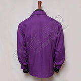 Men's Purple Scottish Jacobite Ghillie Shirt