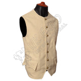 Off White Military Wool Vest
