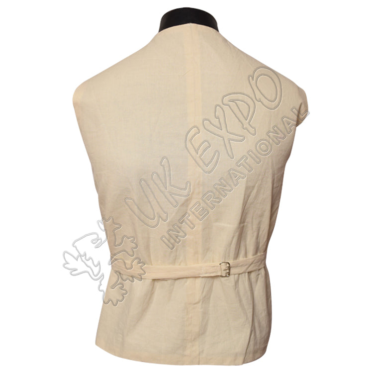 Off White Military Wool Vest