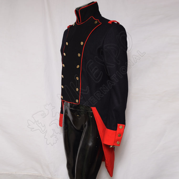 Permanent Sappers Battalion Mexico 1836 Dark Blue Wool Coat