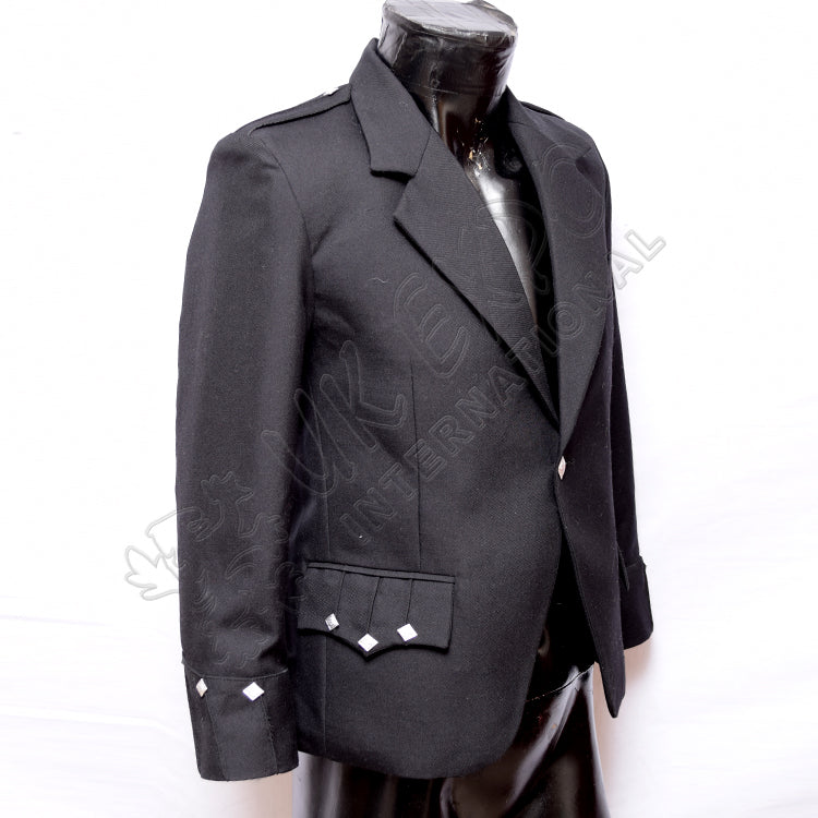 Black Argyle Jacket