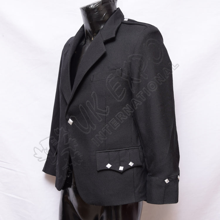 Black Argyle Jacket