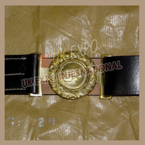Civil War Two Piece Sword G B Buckle - Black Color Orignal leather Belt